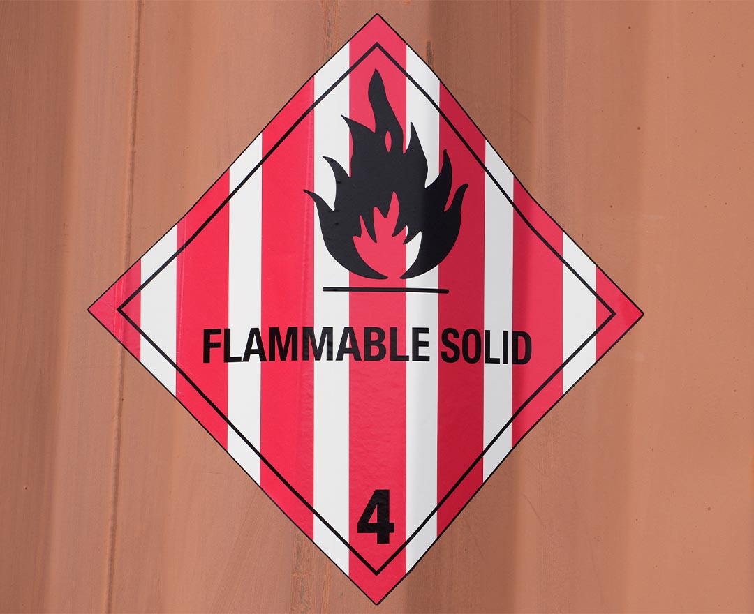 BOXLAB Services-Placards Klasse 4 - Flammable Solid