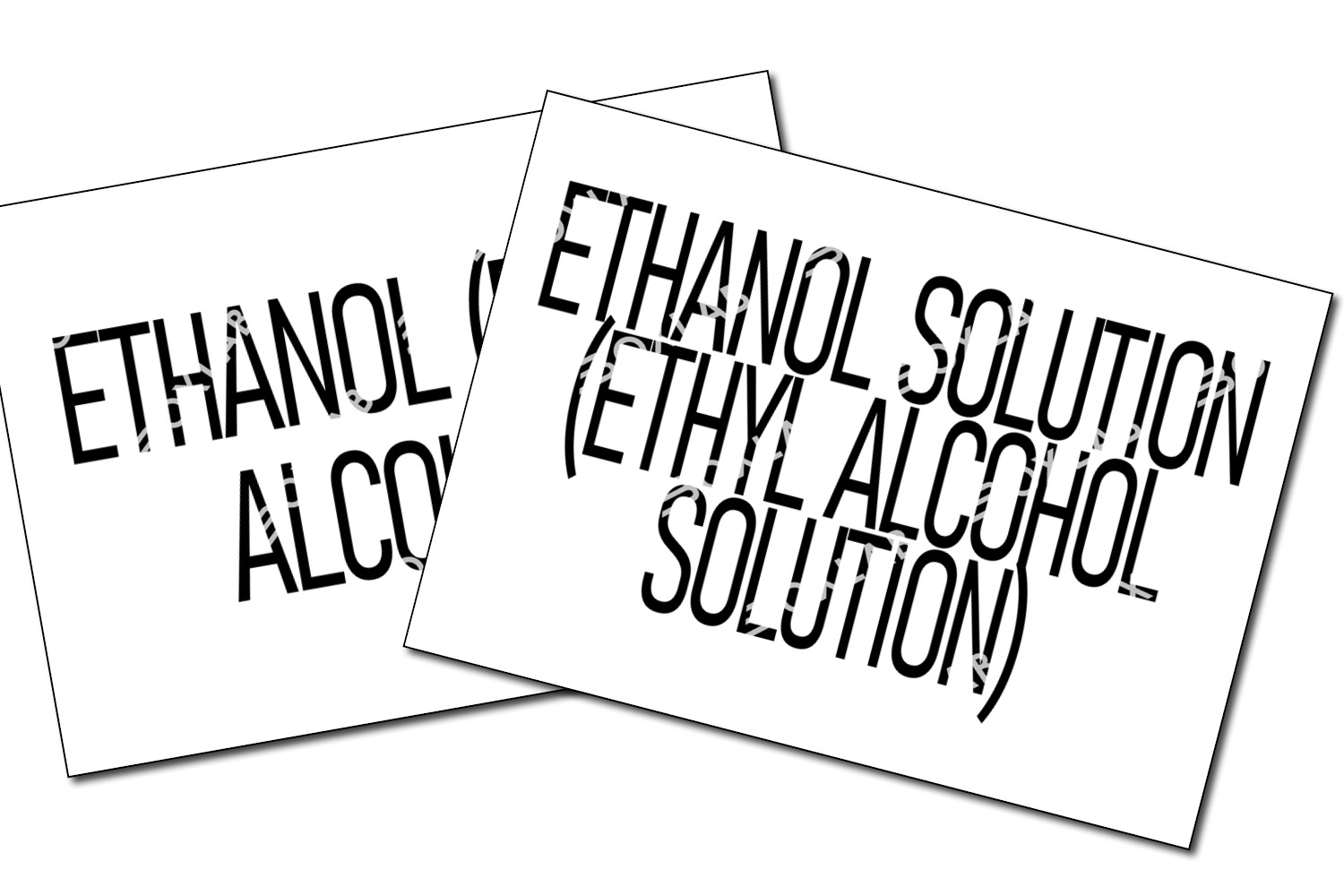 Ethanol / Ethanol, Lösung UN 1170 - Gefahrennummer 33