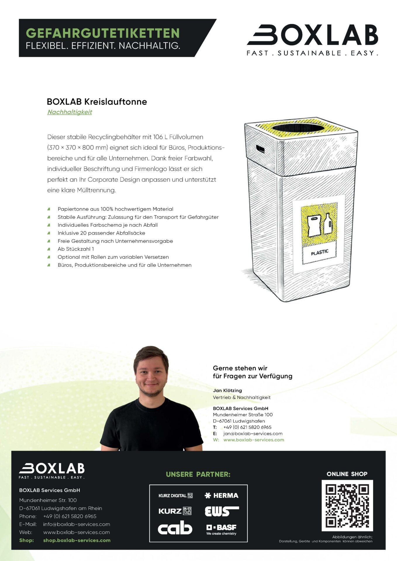BOXLAB Kreislauftonne